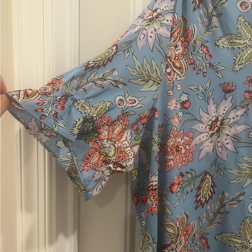 LOFT Relaxed Ruffled Blouse - Picture 2 of 7